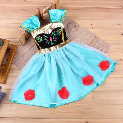  Daily Proposal Baby Girl Toddler Anna Coronation Dress Halloween Costume Size 9m-4T USA