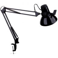 Dainolite Ltd Dainolite Desktop Task Lamp, Gloss Black