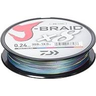 Daiwa J-Braid 8 Braid 300 m Multicolour Braided Fishing Line
