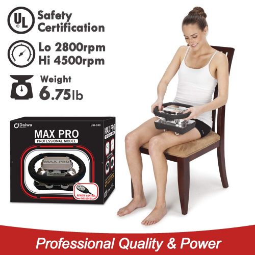 다이와 Daiwa Felicity Chiropractic Massager Professional Heavy Duty Rub Variable Speed Massager Max Pro Featuring a Large Vibrating Pad