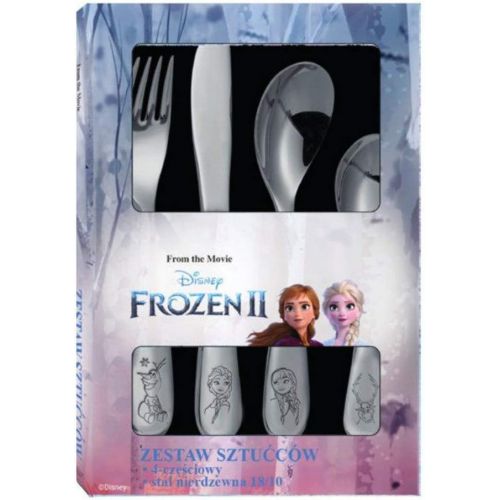  Dajar Kinder-Besteck 4 Teiliges Besteck-Set (Frozen Teil 2)