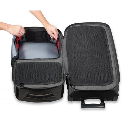  Dakine - Unisex Split Roller Luggage Bag - Durable Construction - Split-WingCollapsible Brace Level - Exterior Quick Access Pockets - Multiple Color Choices - 85L and 110L