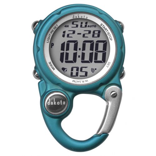  Dakota Digital Clip Mini Watch - Water Resistant - Aqua