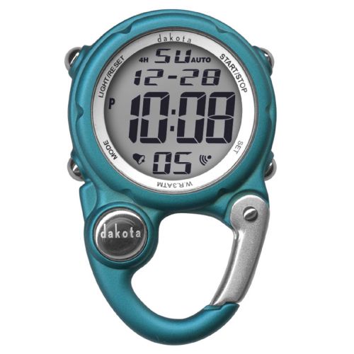  Dakota Digital Clip Mini Watch - Water Resistant - Aqua