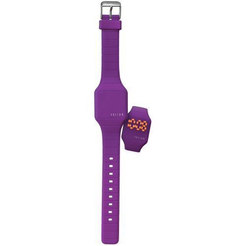  Dakota Fusion Mini Purple Hidden Touch Digital LED Watch by Fusion