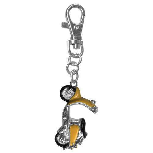  Dakota Moxie Yellow Scooter Hanging Charm Clock by Dakota Watch