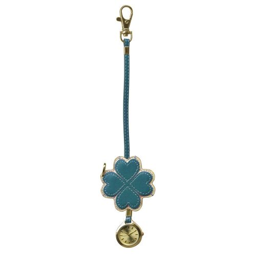  Dakota Moxie Teal Heart Hanging Purse Charm Clock by Moxxie