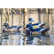 Dakota Decoy XTreme Floating Wood Duck Decoys 6 Pack w 3 Drakes and 3 Hens