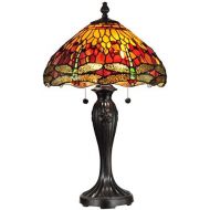 Dale Tiffany Lamps Dale Tiffany TT12269 Reves Dragonfly Table Lamp, 16 x 16 x 27, Fieldstone