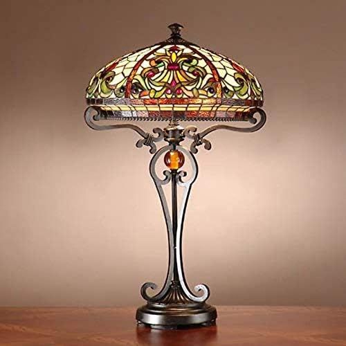  Dale Tiffany Lamps Dale Tiffany TT101114 Boehme Table Lamp, Antique Golden Sand