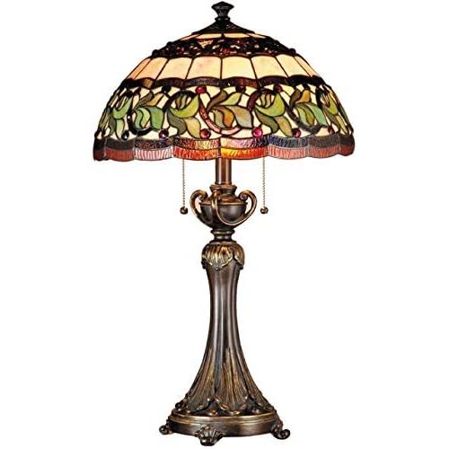  Dale Tiffany Lamps Dale Tiffany TT101110 Aldridge Table Lamp, Antique Bronze