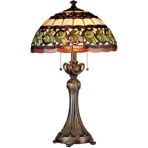  Dale Tiffany Lamps Dale Tiffany TT101110 Aldridge Table Lamp, Antique Bronze