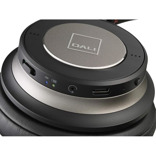  [아마존베스트]-Service-Informationen Dali - IO-6 headphones - wireless/Bluetooth - active noise reduction - battery life: 30 hours - built-in microphone - soundproof - three controls - colour: black
