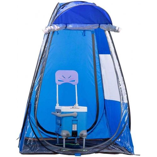  DalosDream Cover Sports Shelter Weather Tent Pop Up Pod Single Person Portable Tent Rainproof & Windproof Double Doors Sports Privacy Shower Tent for Camping, Biking, Toilet, Showe