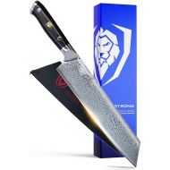 Dalstrong Kiritsuke Chef Knife - 8.5 inch - Shogun Series Elite - Damascus - Japanese AUS-10V Super Steel Kitchen Knife - Premium Black G10 Handle - Razor Sharp Knife - Chef's Knife - w/Sheath