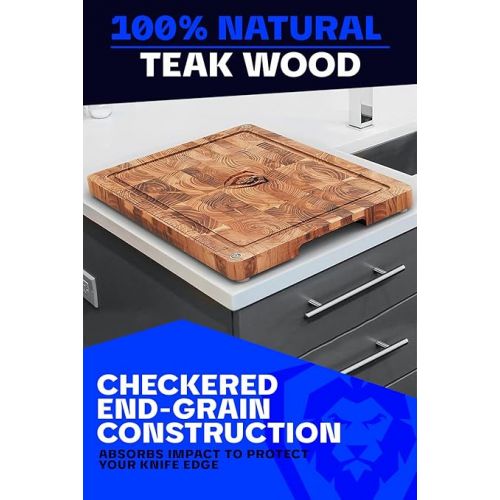  DALSTRONG Teak Wood Cutting Board - 15