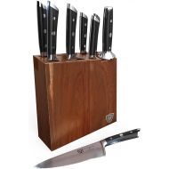 Dalstrong Knife Set Block - 8 Piece - Gladiator Series - German High Carbon Steel Kitchen Knife - Premium Food-Grade Black ABS Polymer Handles - NSF Certified