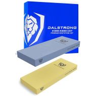 Dalstrong Premium Whetstone Kit - #3000/#8000 Knife Sharpening Kit - Extra Large Grit Stones - Top-Grade Corundum - Thick Knife Sharpening Stone - Whetstone Set Knife Sharpener - Ultra-Durable