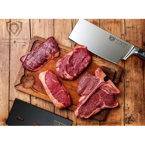  Dalstrong Cleaver - Gladiator Series - Deutscher HC Stahl  17,8 cm  inkl. Scheide