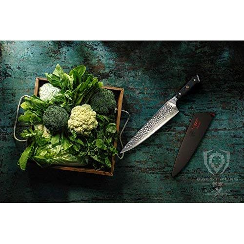  Dalstrong Kuechenmeistermesser - Shogun Series X Professional Gyuto  Japanisch - AUS-10V  Vakuumbehandelt  Chef Knife (Lang) - 26 cm  Hammergeschlagen  Gross - 67-Schichten  Mi