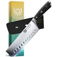 DALSTRONG Nakiri Asian Vegetable Knife - 7 - Gladiator Series - Forged German High-Carbon Steel - Sheath Included - NSF Certified