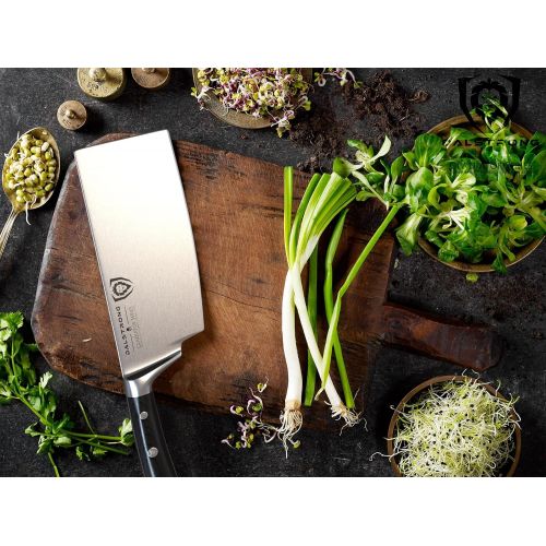  DALSTRONG Cleaver Knife - 7 - Gladiator Series - Heavy Duty - Razor Sharp - Forged High Carbon German Steel - Sheath Included - NSF Certified