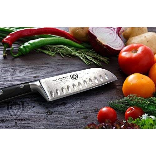  [아마존베스트]DALSTRONG Santoku Knife - Small - Gladiator Series - German HC Steel - 5 - Sheath