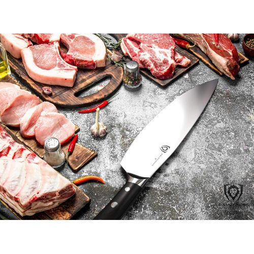  [아마존베스트]DALSTRONG Giant Butchers Breaking Knife - Gladiator Series - The Devastator- Massive 12.5 German HC Steel- 4mm Thick w/Sheath