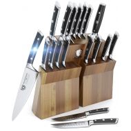 Dalstrong DALSTRONG Knife Set Block - Gladiator Series Colossal Knife Set - German HC Steel - 18 Pc - Walnut Stand