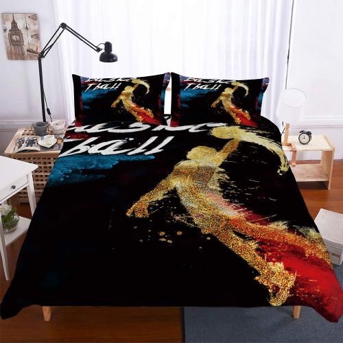  Damara Basketball Bedding Set Print Duvet Cover Set for Kids Boys Without Any Filling#06 (8, Full)