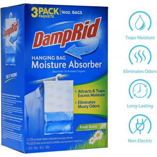  [아마존베스트]DampRid Moisture Absorber, Fresh Scent