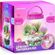 Light-Up Unicorn Terrarium Kit for Kids - Kids Birthday Easter Gifts for Kids - Best Unicorn Toys & Activities Kits Presents - Arts & Crafts for Little Girls & Boys Age 4 5 6 7 8-12 Year Old Girl Gift