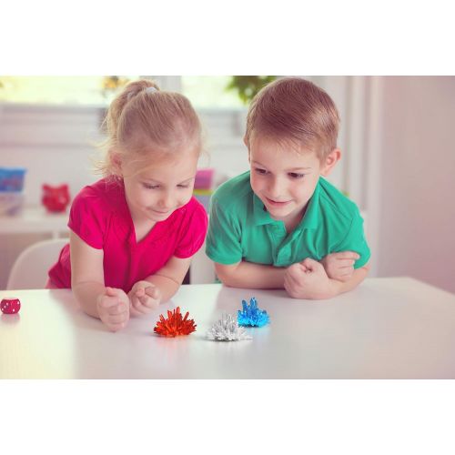  [아마존베스트]Light-up Crystal Growing Kit for Kids - Grow Your Own Crystals and Make Them Glow : Great Science Experiments Gifts for Kids, Boys & Girls - STEM Toys - Crystal Making Science Kit