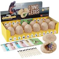 [아마존베스트]Dig a Dozen Dino Eggs Kit - Break Open 12 Unique Dinosaur Eggs and Discover 12 Cute Dinosaurs - Easter Archaeology Science STEM Gift (Dinosaurs)
