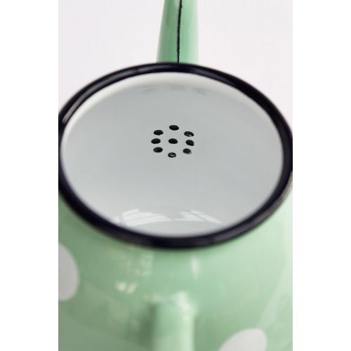  DanDiBo Enamel Teapot 582AB light green with white dots 0,75 L enamelled 14 cm Jug Can Coffeepot