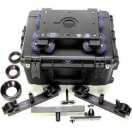 Dana Dolly DanaDolly Universal Rental Kit, Includes 2x Universal Track Ends, Center Support, 75mm, 100mm, 150 Bowl Adapter, 3 Washer, T-Tool, Monitor Mount & Flight Case