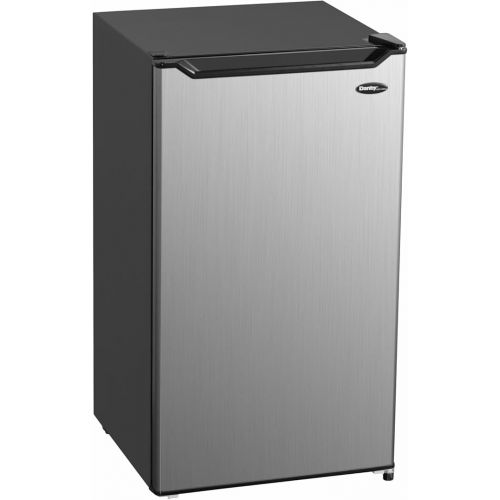  Danby DCR044B1SLM-6 4.4 Cu.Ft. Compact Refrigerator with Chiller-Mini Fridge for Bar, Dorm, Basement, Den, Kitchen, or Living Room, Stainless Steel