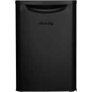 Danby Contemporary Classic DAR026A2BDB-6 2.6 Cu.Ft. Mini Fridge, Free-Standing Compact Refrigerator for Bedroom, Living Room, Kitchen, Dorm, E-Star Rated in Black