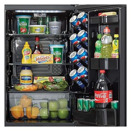  Danby DAR044A6DDB Contemporary Classic 4.4 Cu. Ft. Refrigerator, Black/Stainless Steel