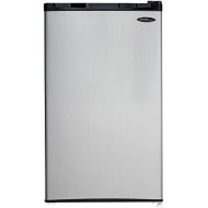 DANBY DCR032C1BSLD 3.2 cu. Ft. Compact Refrigerator with Freezer Silver