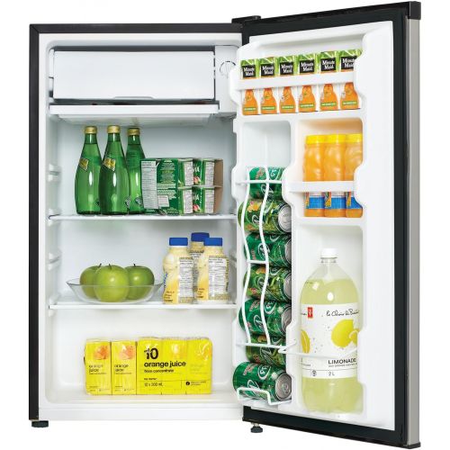  DANBY DCR032C1BSLD 3.2 cu. Ft. Compact Refrigerator with Freezer Silver