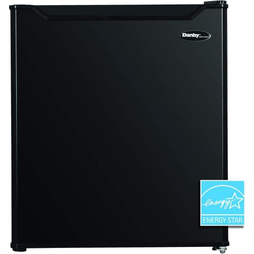  [아마존베스트]Danby Designer DAR016B1BM-6 1.6 Cu.Ft. Countertop Mini Fridge, Perfect All Refrigerator for Office, Desk, Dorm, Bar, E-Star Rated in Black