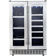 Danby DBC047D3BSSPR Silhouette Professional 24 French Door Beverage Center in Stainless Steel