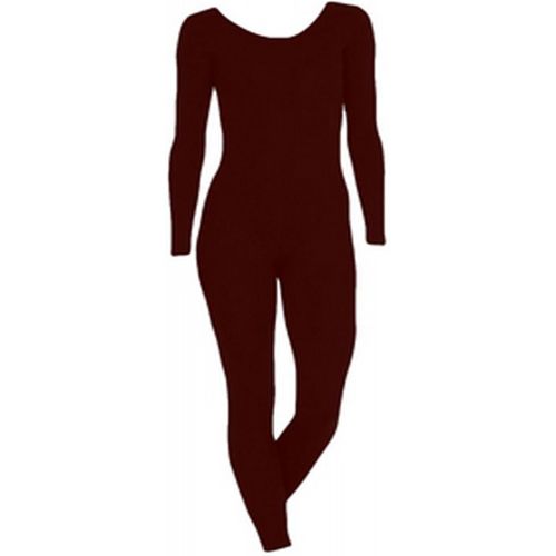  DanceNwear Mens Long Sleeve Scoop Neck Footless Unitard (NylonLycra)