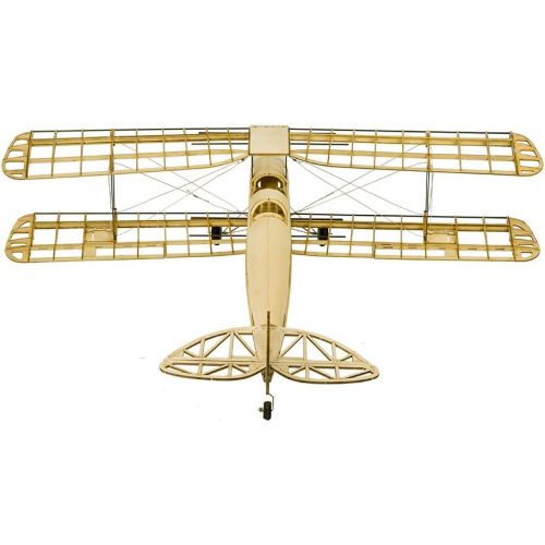  Dancing Wings Hobby 39 Balsa Laser Cut Model Kit De Havilland DH82a Tiger Moth Biplane by DW Hobby Electric Airplane Kit to Build for Adults (S1904)