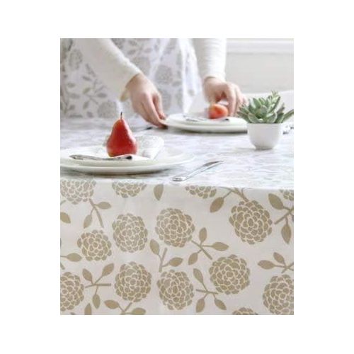  Dandi 8 Seater Tablecloth, Hydrangea Oatmeal