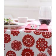Dandi 10 Seater Tablecloth, Doilie Berry
