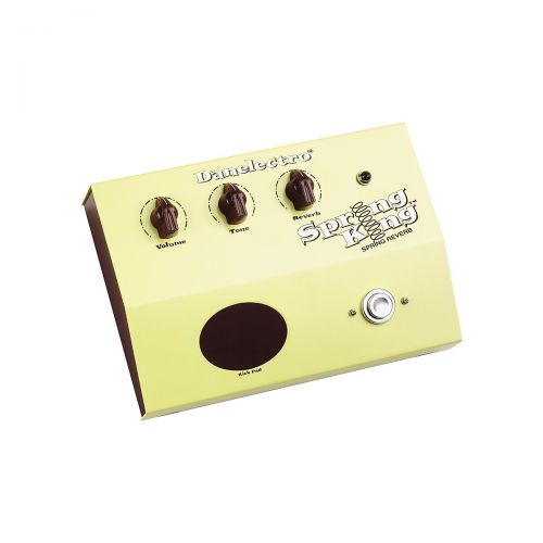  Danelectro},description:Get the warmth, depth, and richness of a vintage reverb unit with any amp. Based on real tank sound, Dano adds a Kick Pad that produces the explosive sound