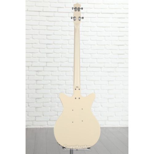  Danelectro '59DC Short Scale Bass Guitar - Vintage Cream