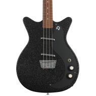 Danelectro '59DC Short Scale Bass Guitar - Black Metalflake